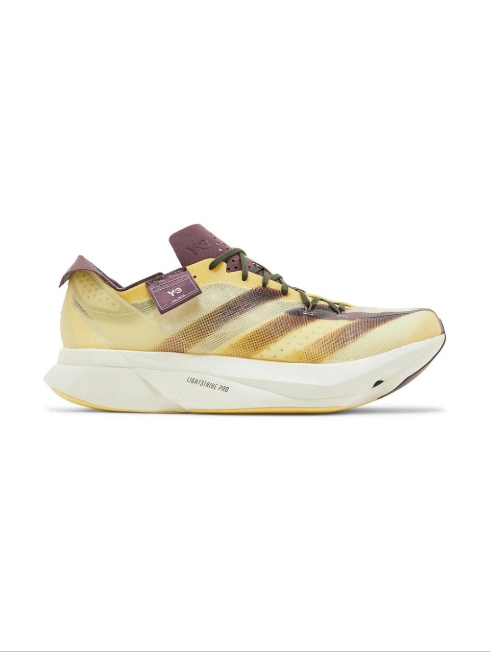 Adiddas Y-3 Takumi Sen 10 Men’s Yellow and Purple Athletic Sneakers Size 8